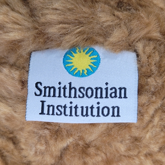 Vintage Smithsonian Institute Plush Jointed Teddy Bear Brown/Tan 16" - Picture 12 of 16